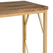 Selma - Metal And Wood Accent Table - Natural / Gold