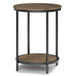Jenna - Round Side Table - Warm Gray