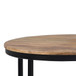 Jenna - Round Side Table - Natural