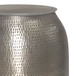 Griffen - Metal Storage Accent Table - Antique Silver