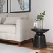 Toby - Metal Accent Table - Antique Copper