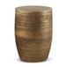 Johnsen - Large Metal Accent Table - Antique Gold