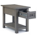 Monroe - Narrow Side Table - Farmhouse Gray