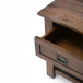 Monroe - End Table - Distressed Charcoal Brown