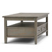 Warm Shaker - Coffee Table - Distressed Gray