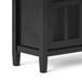Warm Shaker - Low Storage Cabinet - Black