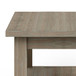Warm Shaker - Narrow Side Table - Distressed Gray