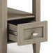 Warm Shaker - Narrow Side Table - Distressed Gray