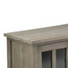 Warm Shaker - Low Storage Cabinet - Distressed Gray