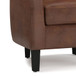 Austin - Tub Chair - Distressed Saddle Brown