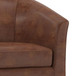 Austin - Tub Chair - Distressed Saddle Brown