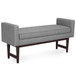 Scott - Ottoman Bench - Pewter Gray