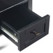 Warm Shaker - Narrow Side Table - Black