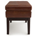 Carlson - Small Ottoman Bench - Distressed Saddle Brown