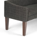 Parris - Upholstered Bench - Dark Gray