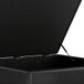 Owen - Extra Large Square Coffee Table Storage Ottoman - Distressed Black