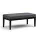 Lacey - Tufted Ottoman Bench - Slate Gray