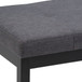 Lacey - Tufted Ottoman Bench - Slate Gray