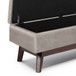 Owen - Rectangular Storage Ottoman - Distressed Gray Taupe