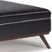Owen - Square Coffee Table Storage Ottoman - Tanners Brown