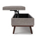 Owen - Lift Top Large Coffee Table Storage Ottoman - Distressed Gray