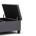 Harrison - Coffee Table Storage Ottoman - Slate Gray