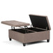 Harrison - Coffee Table Storage Ottoman - Fawn Brown