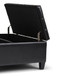 Harrison - Coffee Table Storage Ottoman - Midnight Black