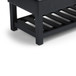 Saxon - Storage Ottoman Bench - Midnight Black