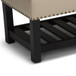 Lomond - Storage Ottoman Bench - Satin Cream