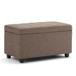 Darcy - Storage Ottoman Bench - Fawn Brown