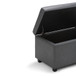 Darcy - Storage Ottoman Bench - Stone Gray