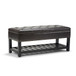 Lomond - Storage Ottoman Bench - Tanners Brown