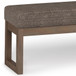 Milltown - Large Ottoman Bench - Mink Brown