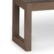 Milltown - Large Ottoman Bench - Mink Brown