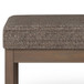 Milltown - Large Ottoman Bench - Mink Brown