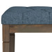 Waverly - Tufted Ottoman Bench - Denim Blue