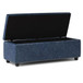 Hamilton - Storage Ottoman - Denim Blue