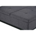 Dover - Square Coffee Table Storage Ottoman - Slate Gray