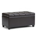 Sienna - Storage Ottoman Bench - Tanners Brown