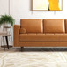 Catherine - Sofa - Light Brown / Rustic
