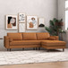 Anthony - Corner Sectional Sofa Right Facing - Tan