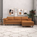 Anthony - Corner Sectional Sofa Right Facing - Tan
