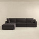 Cecilia - Modular Corner Sectional, Modern Sofa - Gray