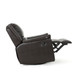 Glider Recliner With Swivel, Manual Reclining Chair - Brown