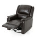 Glider Recliner With Swivel, Manual Reclining Chair - Brown
