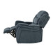 Classic Design, Plush, Glider Recliner - Steel Gray