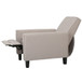 Recliner Push Back Chair For Elegant Home - Beige