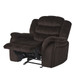 Classic Design, Plush, Glider Recliner - Brown