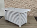 Propane / Natural Gas Outdoor Steel Fire Pit Table With Lid - White